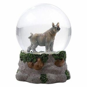 Wildlife Animal Rhinoceros Water Globe Collectible Water Ball Home Decor