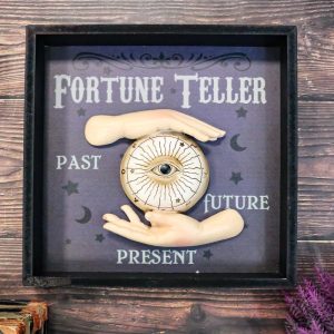 All Seeing Eye Fortune Teller Palms Past Future Present Wall Decor With Frame