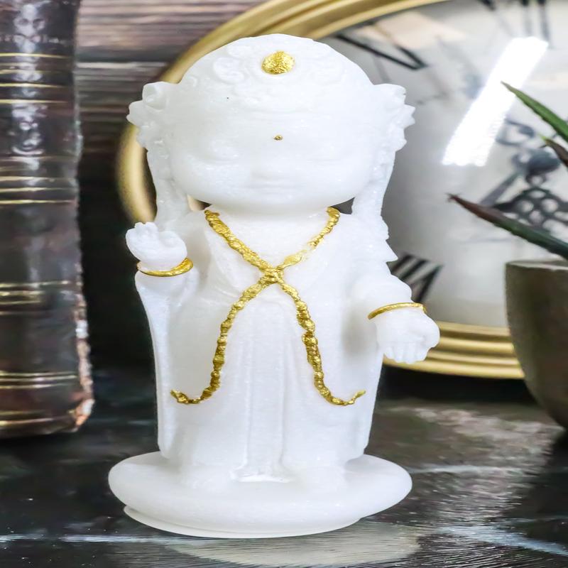 Cultural Art Standing Amida Buddha Amitabha Feng Shui Zen Vastu Mini Figurine