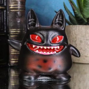 Underbedz Black Devil Burning Fire Ball Blaster Little Umbie Monster Figurine