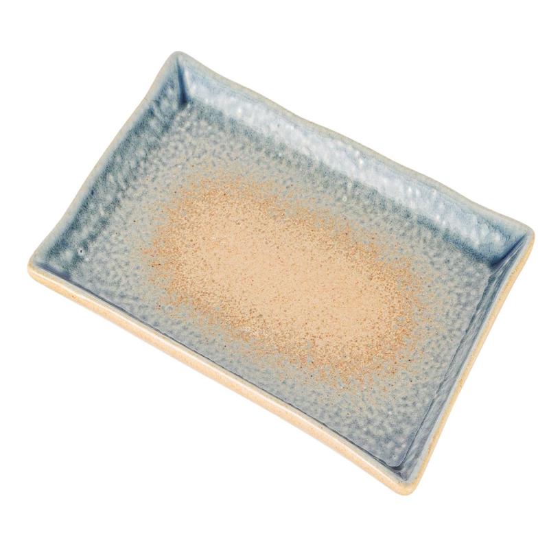 Pack Of 5 Blue River Ao Nagashi Collection Rectangular Sushi Plates 7.75" L