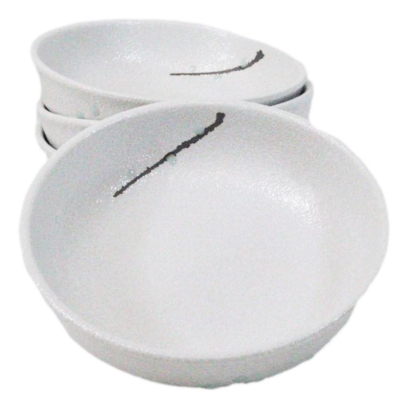 Pack Of 5 Ceramic Yukino Hana Collection Soup Salad Rice Shallow Bowls 10oz