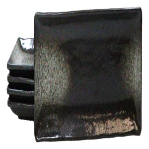 Pack Of 5 Charcoal Grey Tone Hakumu Collection Rectangular Serving Platters 14"L