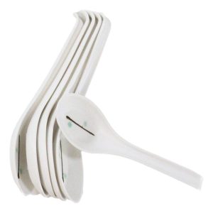 Pack Of 6 Yukino Hana Frostflake Jade Melamine Asian Style Soup Spoons 6.25"L