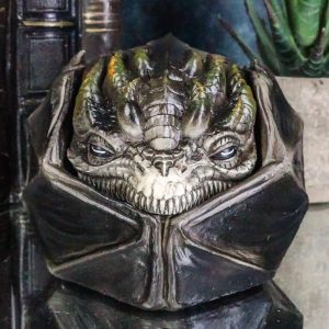 Fear The Dragon Green Hibernating Small Trinket Jewelry Box Stanley Morrison