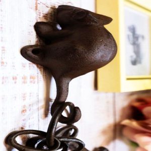 Pack of 2 Cast Iron Rustic Western Climbing Hamster Mouse Rat Wall Hook