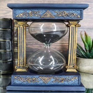 Vintage Baroque Freemasons Freemasonry Masonic Square and Compasses Sandtimer