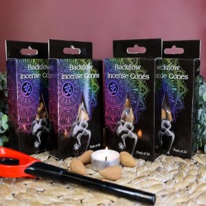 Backflow Incense Cones Pack of 20 Jasmine Scent For Backflow Incense Burners