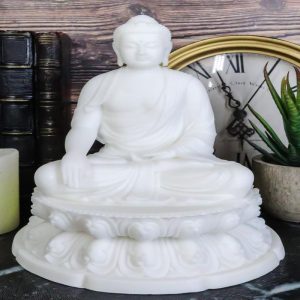 Enlightenment Buddha Shakyamuni Sitting In Royal Meditation Pose Zen Figurine