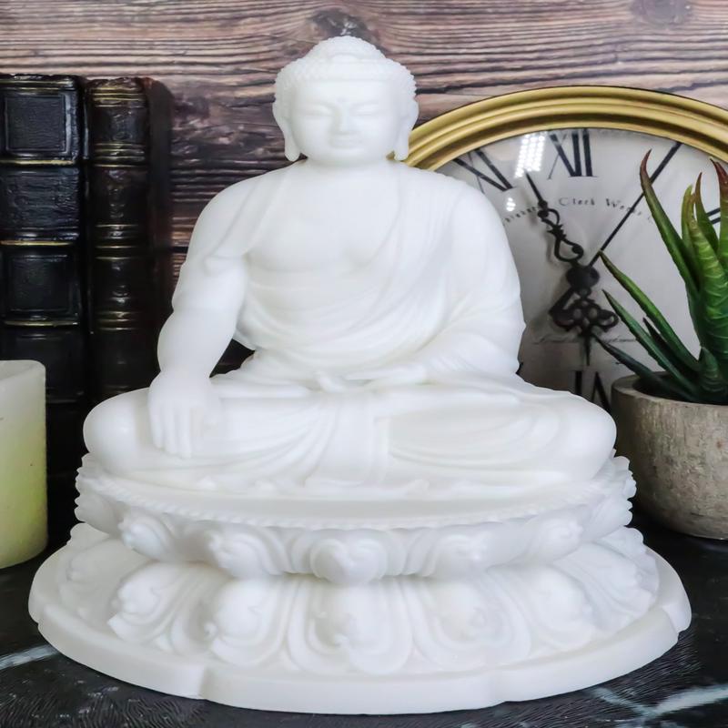 Enlightenment Buddha Shakyamuni Sitting In Royal Meditation Pose Zen Figurine