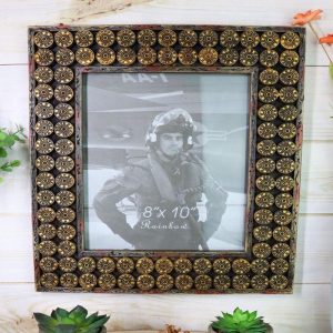 Rustic Western Wild West 12 Gauge Shotgun Bullet Casings 8"X10" Picture Frame