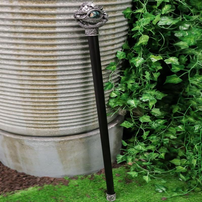 Fantasy Ocular Evil Eye Of Sauron And Dragon Claws Swagger Cane Cosplay Stick