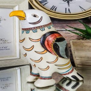 Native Tribe American Aztec Hopi Indian Style Bald Eagle Totem Spirit Figurine