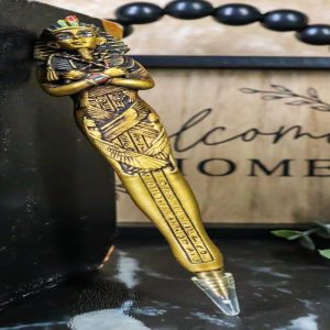 Pack Of 6 Egyptian Mask of King TUT Pharaoh Sarcophagus Figurine Ballpoint Pens