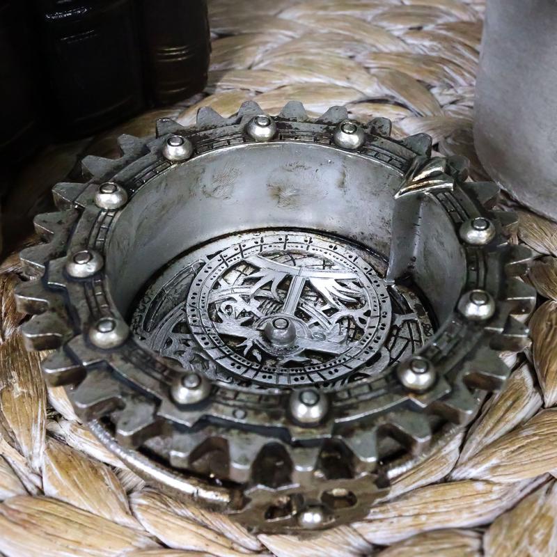 Gothic Steampunk Anguistralobe Path Of Destiny Gears Clockwork Trinket Dish