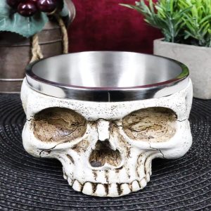 Metaphysical Positive Energy Wicca Spiritual Divinity Skull Smudge Smudging Bowl