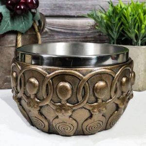 Metaphysical Wicca Spiritual Shaman Spiral Triple Goddess Smudge Smudging Bowl