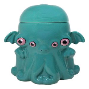 Mythological God Cthulhu Kraken Octopus Colossal Sea Monster Ceramic Cookie Jar
