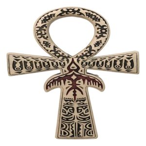 Ancient Egyptian Crux Ansata Ankh Key Horus Hieroglyphs Wall Decor Sculpture