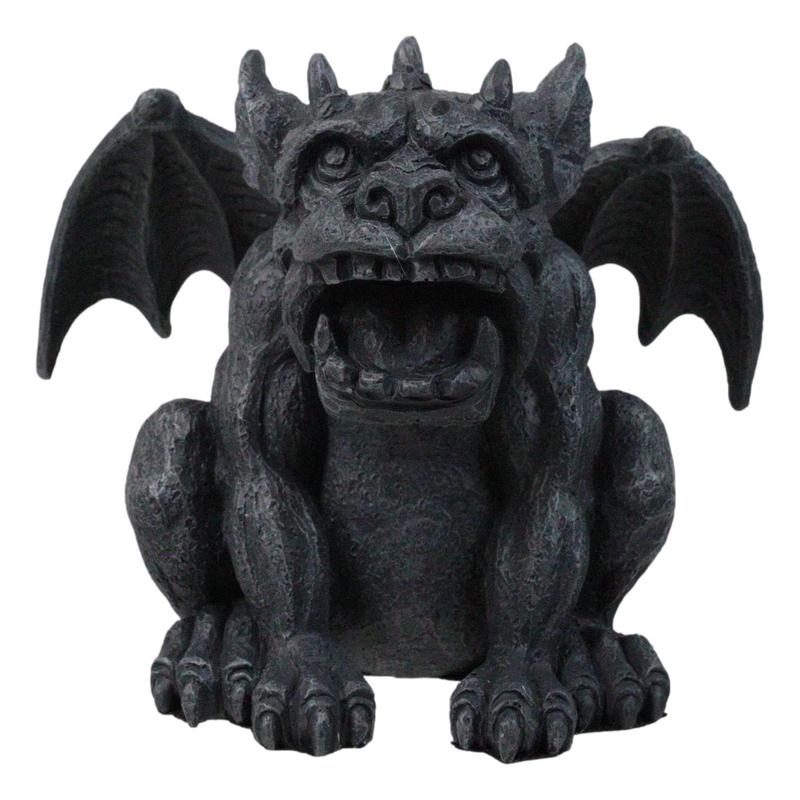 Mythical Fantasy Gothic Fido The Fat Saber Toothed Tiger Cat Gargoyle Figurine