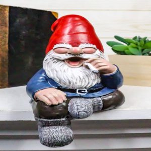Whimsical Gypsy Life Mr Gnome Dwarf Stoner Smoking Stash Shelf Sitter Figurine
