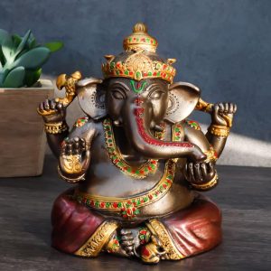 Ebros Eastern Enlightenment Hindu God Ganesha Figurine Ganesh Hinduism Statue