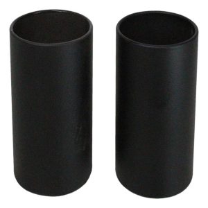 Ebros Black Glass Cylinder Replacement For Oil Warmer Heating Bulbs PACK OF 2