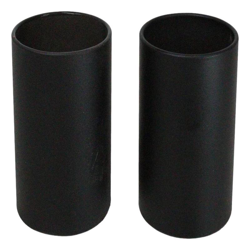 Ebros Black Glass Cylinder Replacement For Oil Warmer Heating Bulbs PACK OF 2