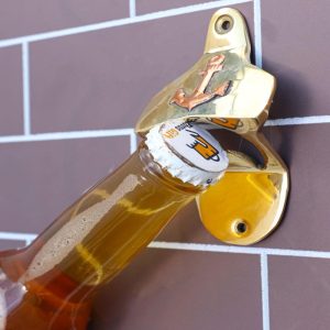 Vintage Traditional Brass Metal Nautical Ship Anchor Wall Beer Bottle Cap Opener