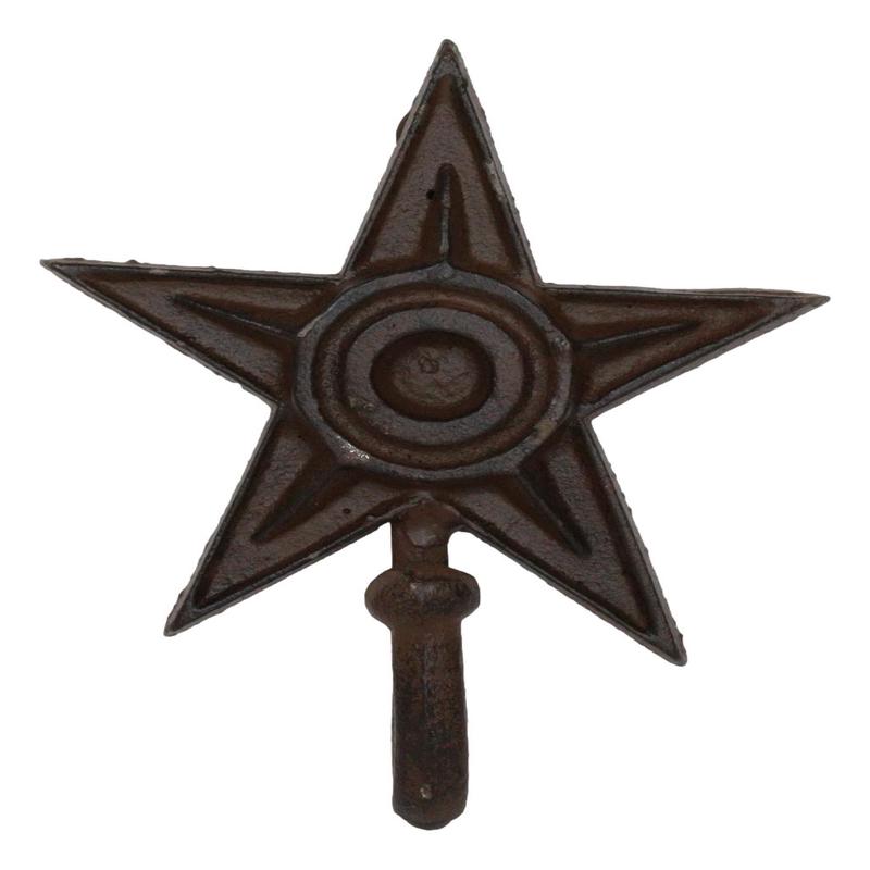 Pack Of 2 Rustic Western Lone Star Cast Iron Metal Wall Hooks Organizer Decor