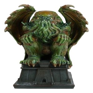 The Call of Cthulhu Alien Creature Seated On Pedestal Throne Desktop Figurine