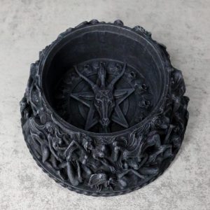 Occult Baphomet Sabbatic Goat Pentagram Erotica Base Stand For Crystal Ball