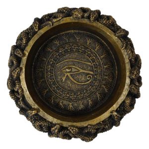 Wicca Occult Wadjet Eye of Horus Morphing Serpents Base Stand For Crystal Ball