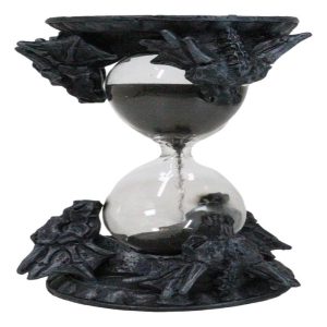 Invertible Sandtimer Ancient Guardians Dragon Heads Gothic Sentinel Sand Timer