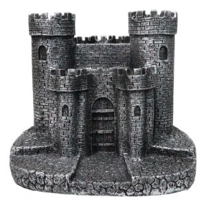 Gothic Medieval Windsor Stonewall Castle Fortress Miniature Display Stand 5"H