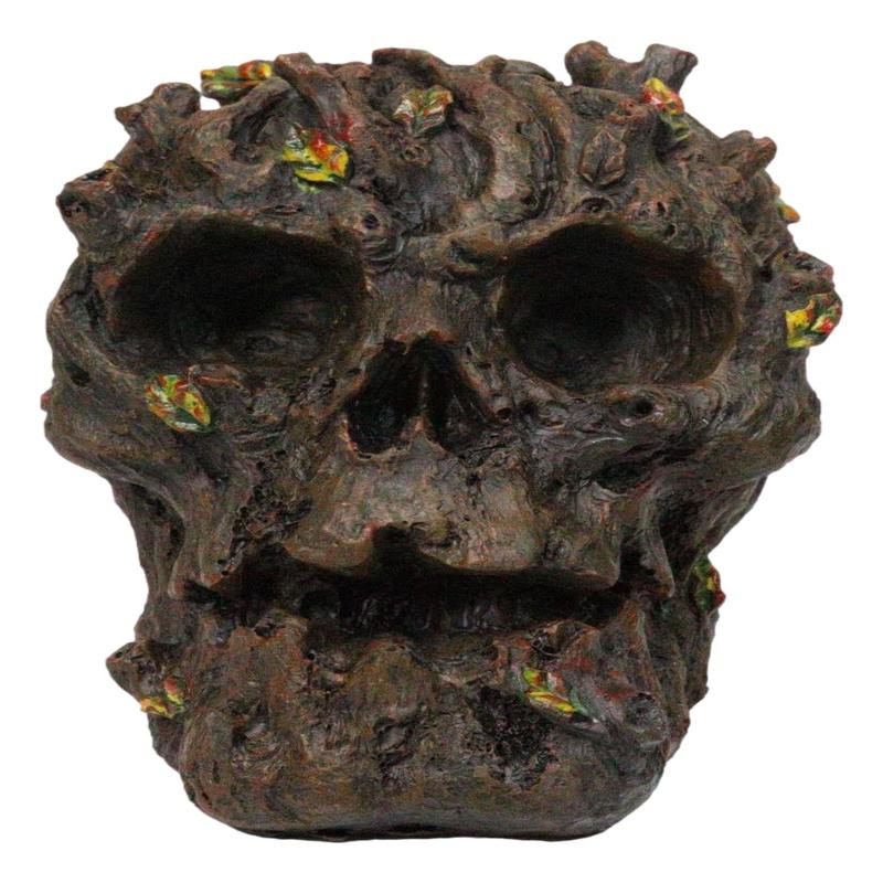 Halloween Ossuary Haunted Gothic Deadwood Tree Ent Skull Figurine 6"L