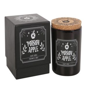 Midnight Ritual Poison Apple Sweet Apple Scented Pillar Candle Home Fragrance