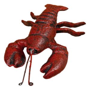 Pack Of 2 Cast Iron Nautical Cajun Creole Mini Baby Lobster Decorative Figurines