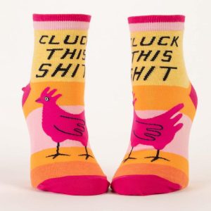 Blue Q Cluck This Shit Women's Ankle Socks