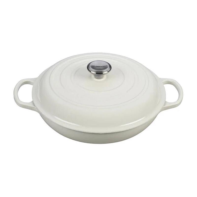 Le Creuset 3.5Qt White Braiser