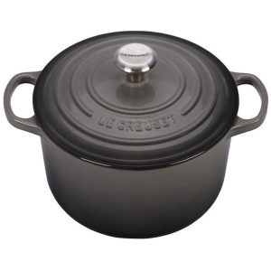 Le Creuset 5.5Qt Flint Dutch Oven