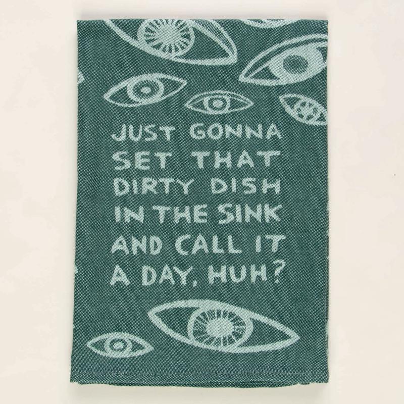 Blue Q Dish in the Sink Dish Towel