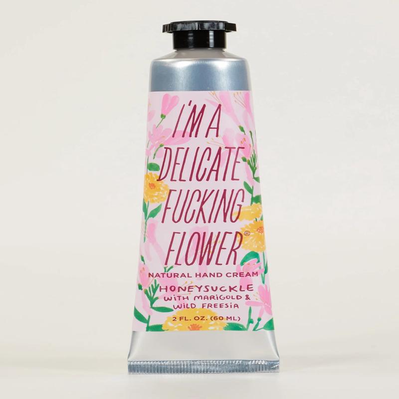 Blue Q I'm a Delicate Flower Honeysuckle and Marigold Cream