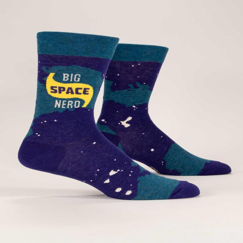 Blue Q Space Nerd Men's Socks