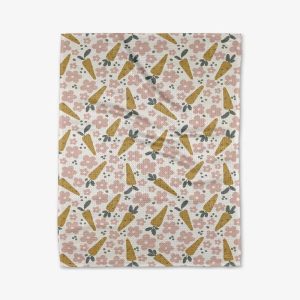 Geometry Carrot Patch Tea Towel