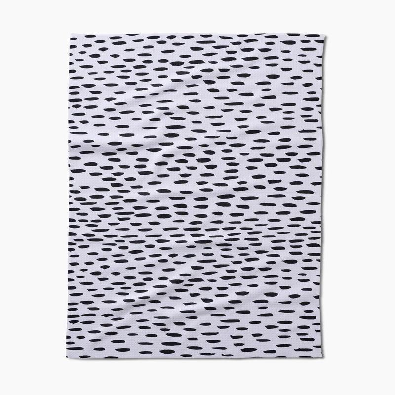Geometry Dot Dash Kitchen Tea Towel