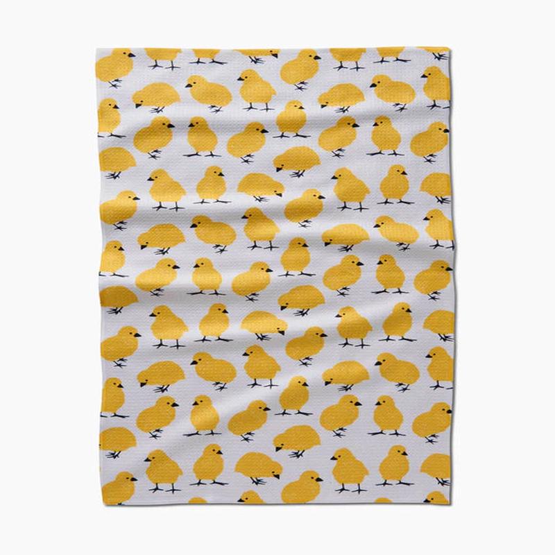 Geometry Peep Parade Tea Towel