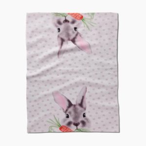 Geometry Polka Dot Bunny Tea Towel