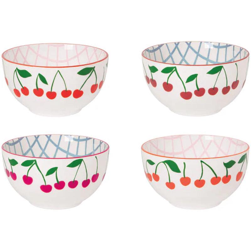 Now Designs Everyday Bowls Very Cherry Set of 4