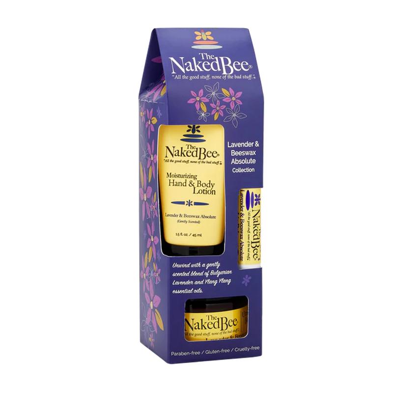 Naked Bee Lavender Beeswax Collection Gift Set